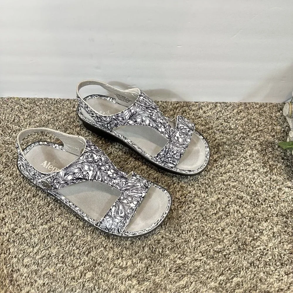 Alegria Kendra Vineland Comfort Leather Sandal US 10.5-11 Wide Ken-769 Floral - Picture 4 of 9